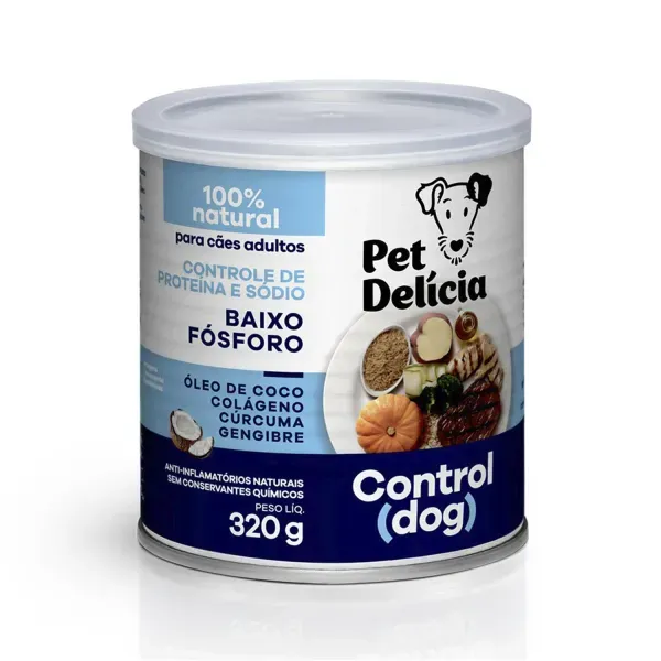 Ração Úmida Pet Delícia Cães Control Baixo Fósforo 320 g